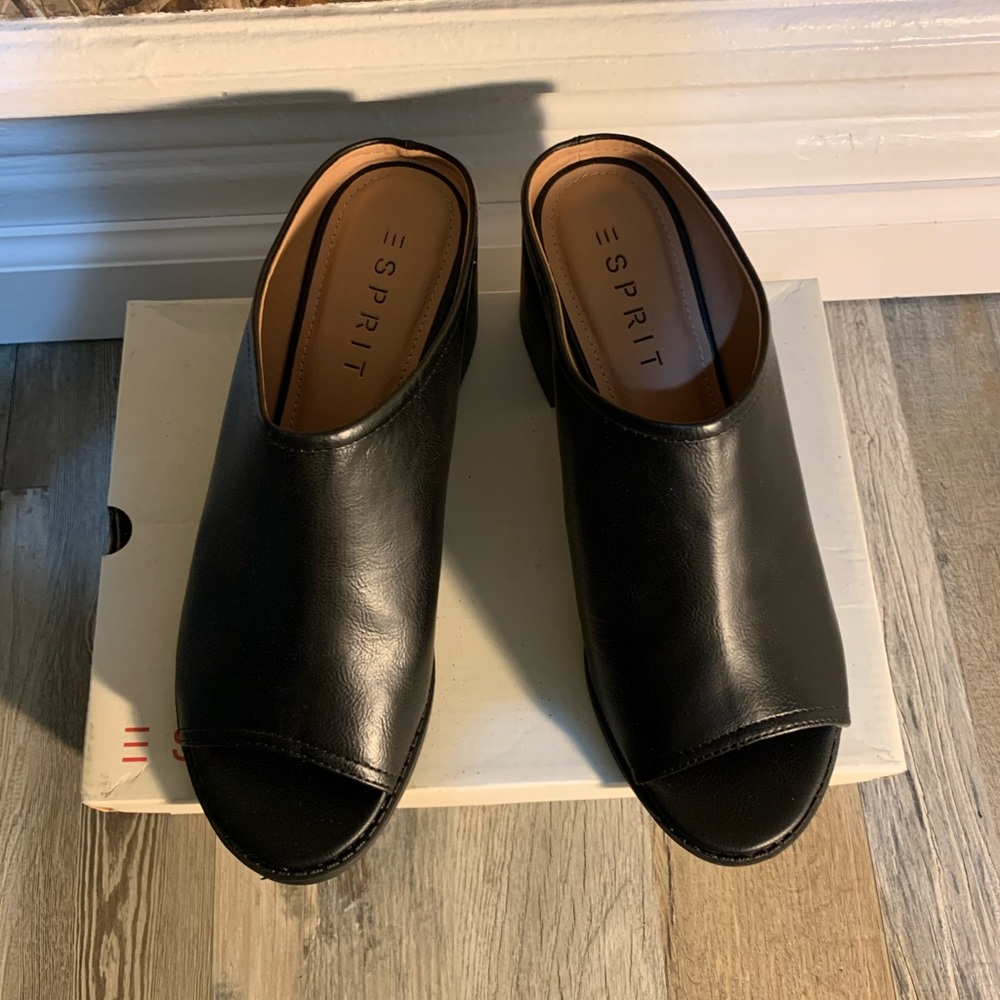 ESPRIT WOMENS SHOES BLACK